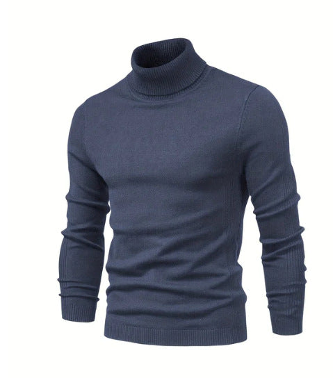 Herren Grober Rollkragenpullover aus wärmendem Material mit strukturierter Oberfläche ModeGeist