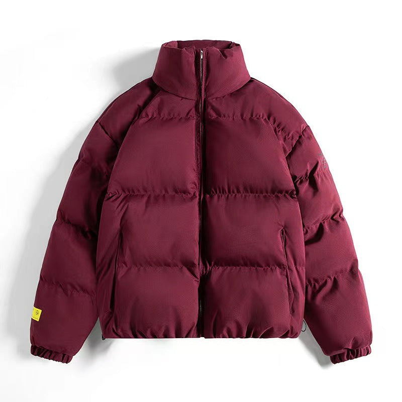 Damen modische Steppjacke mit hohem Kragen und praktischen Taschen ModeGeist