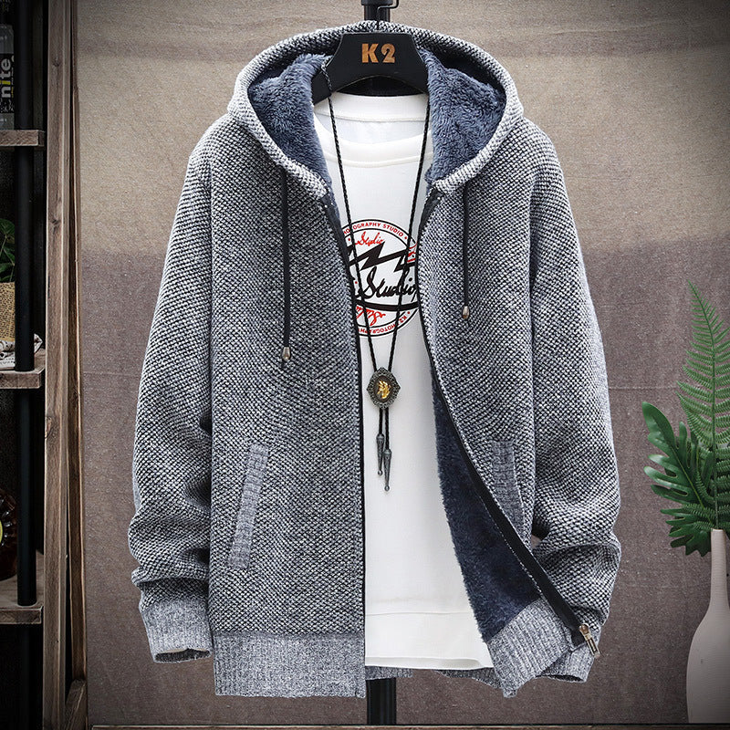 Herren bequeme und stylische Kapuzenjacke ModeGeist
