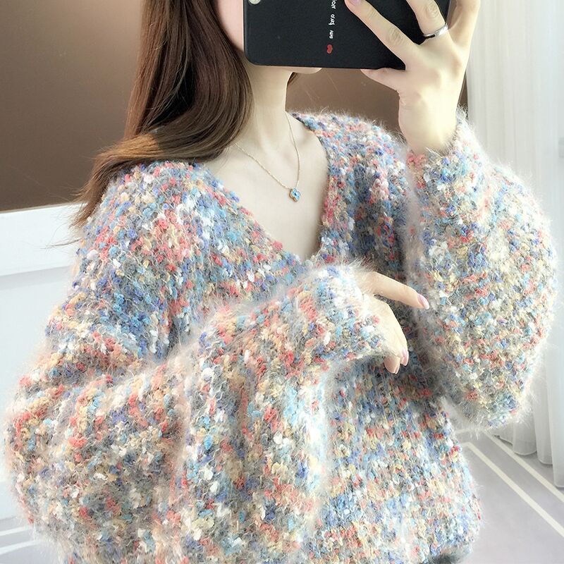 Damen Pullover im lässigen Strickstil ModeGeist