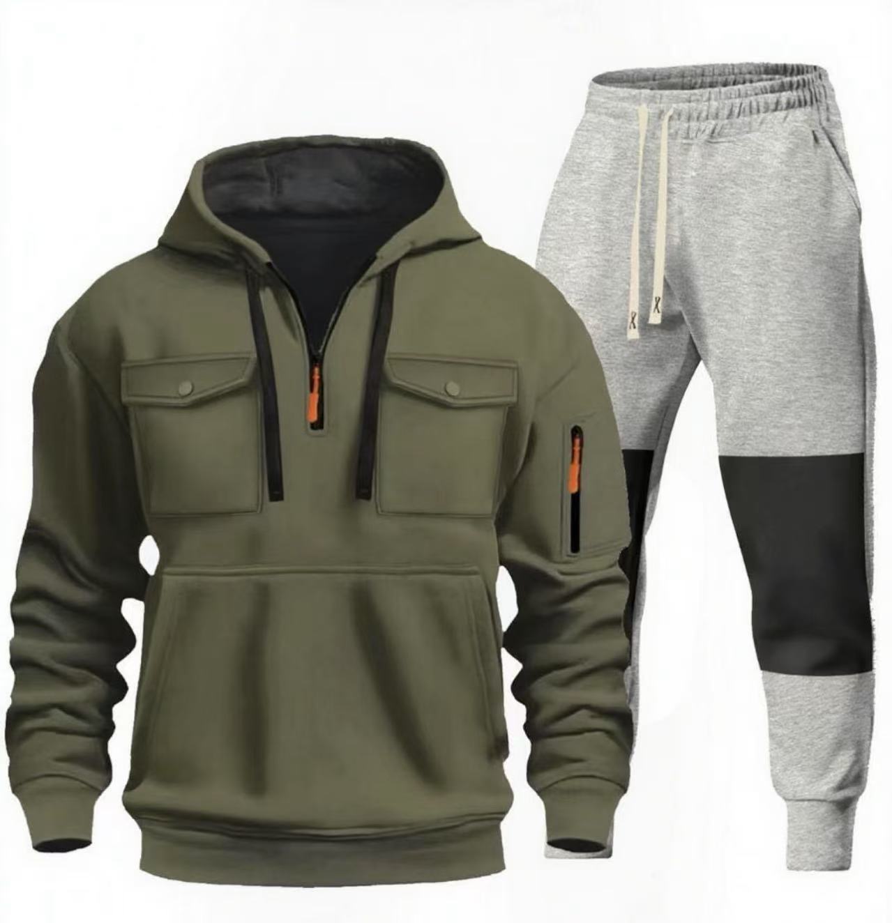 Herren funktionaler Sweatshirt- und Jogginghosen-Set ModeGeist