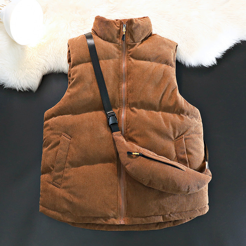 Damen Steppweste mit praktischen Taschen und hochwertiger Fleece-Innenausstattung ModeGeist