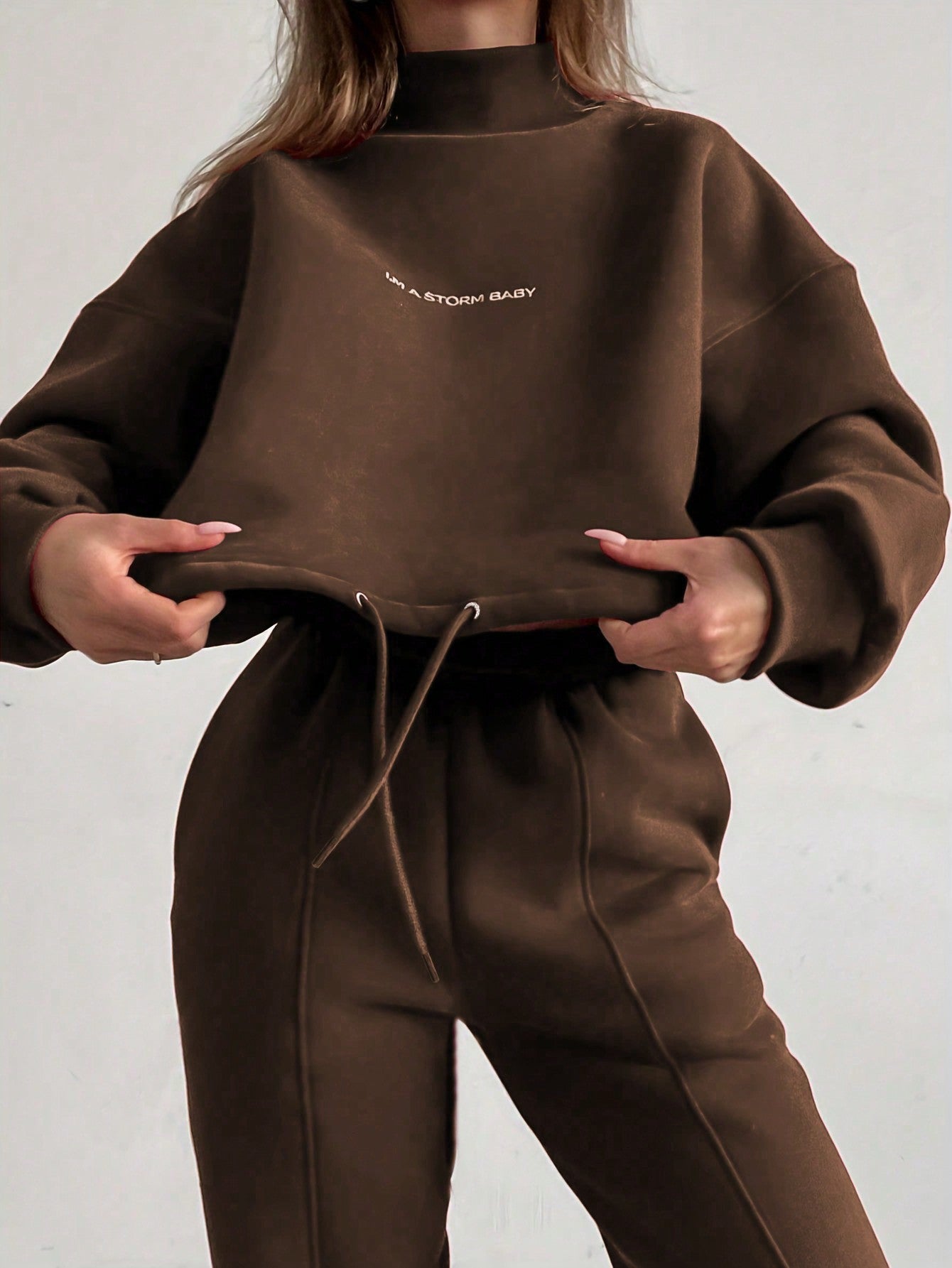 Damen Oversized Sweatshirt und Jogginghose Set ModeGeist