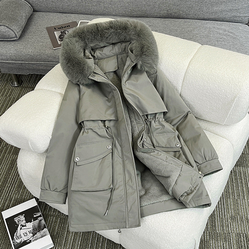 Damen Modischer Winterparka mit kuscheligem Innenfutter und praktischen Taschen ModeGeist