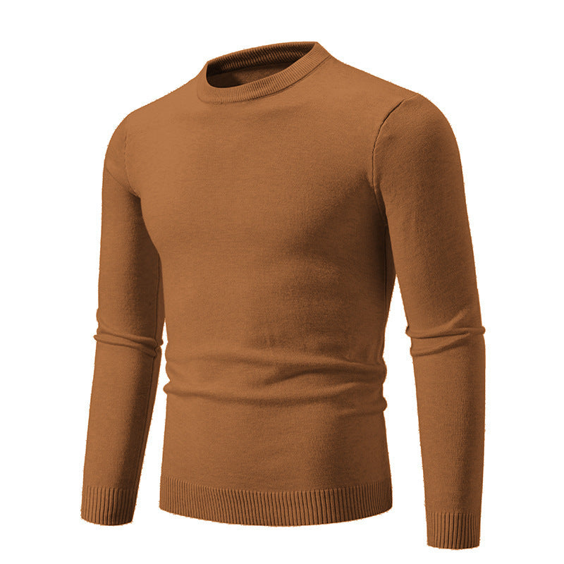 Herren eleganter Rundhals-Pullover aus feiner Baumwolle ModeGeist