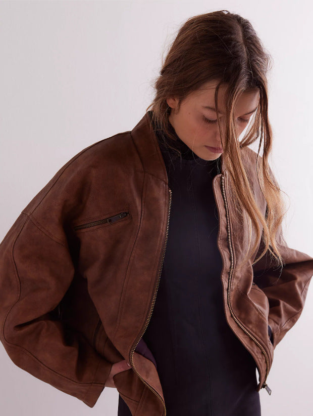 Damen Modische Echtjacke ModeGeist