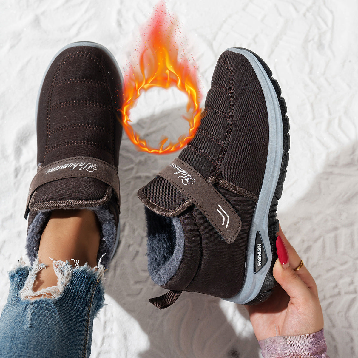 Damen Fleecegefütterte Sneaker ModeGeist