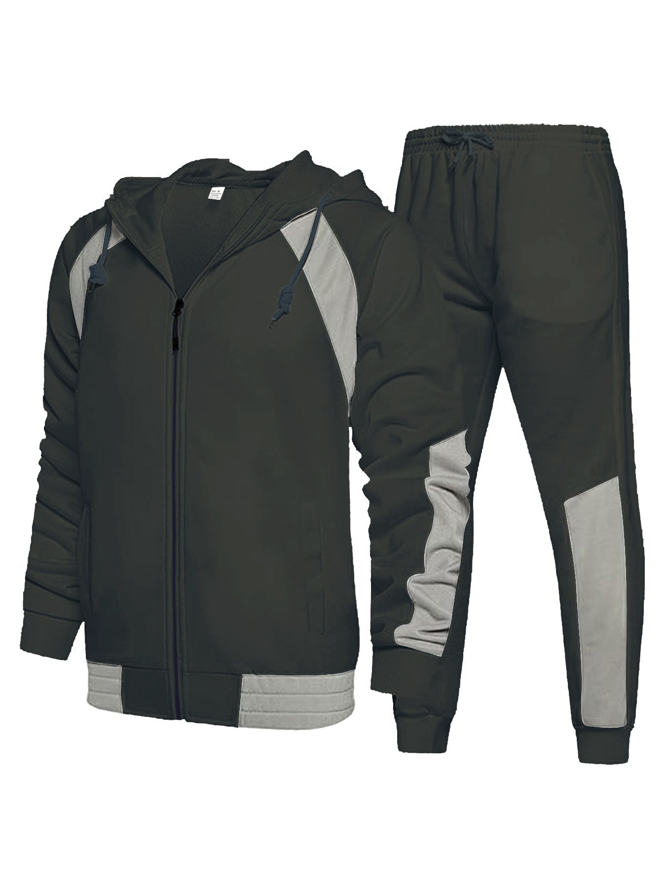 Herren Sportanzug mit funktionalem Reißverschluss und elastischen Bündchen ModeGeist