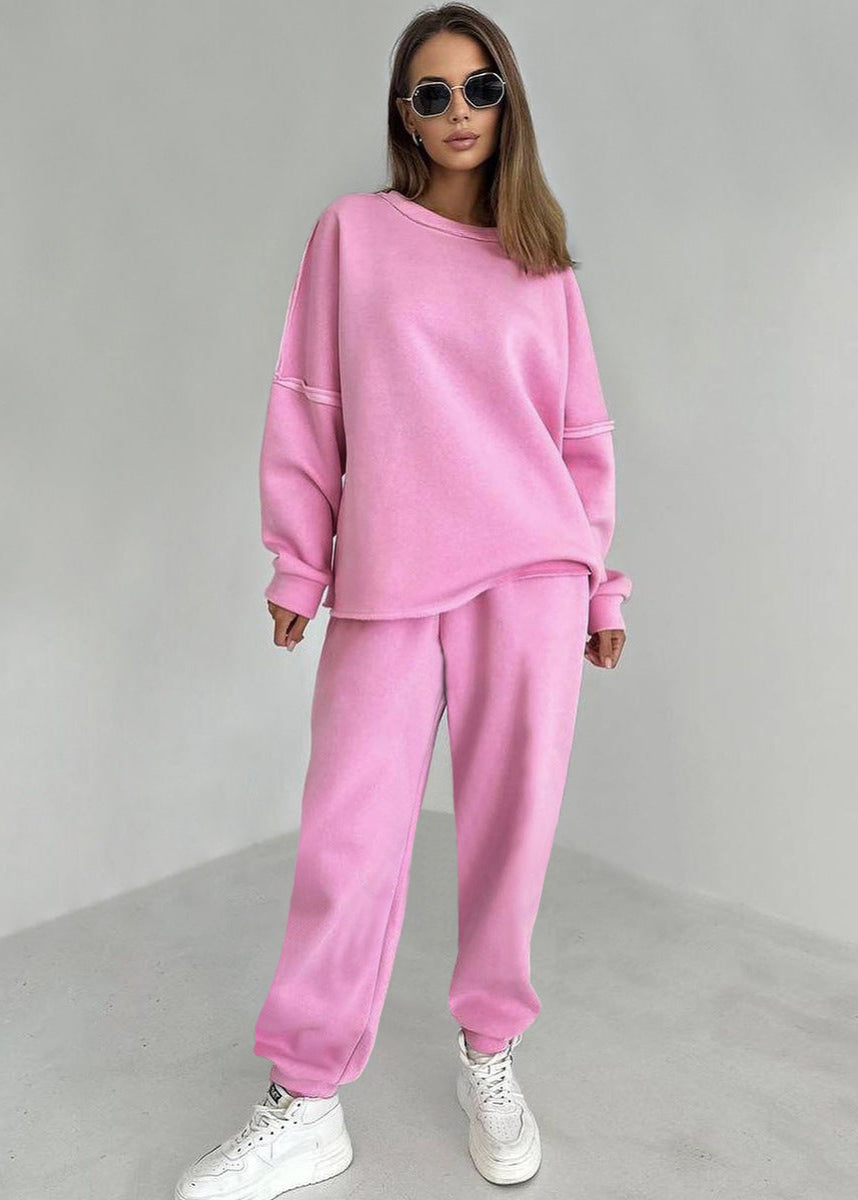 ModeGeist | Übergroßer Damen Trainingsanzug mit Pullover und Hose