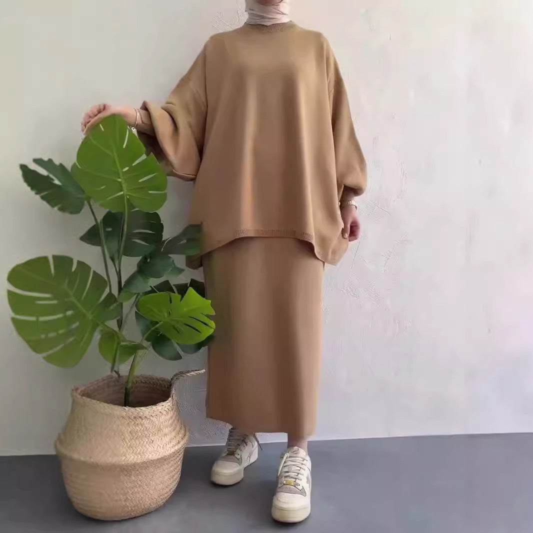 Damen Lässiges Sweat-Set mit weitem Schnitt und bequemen Taschen ModeGeist