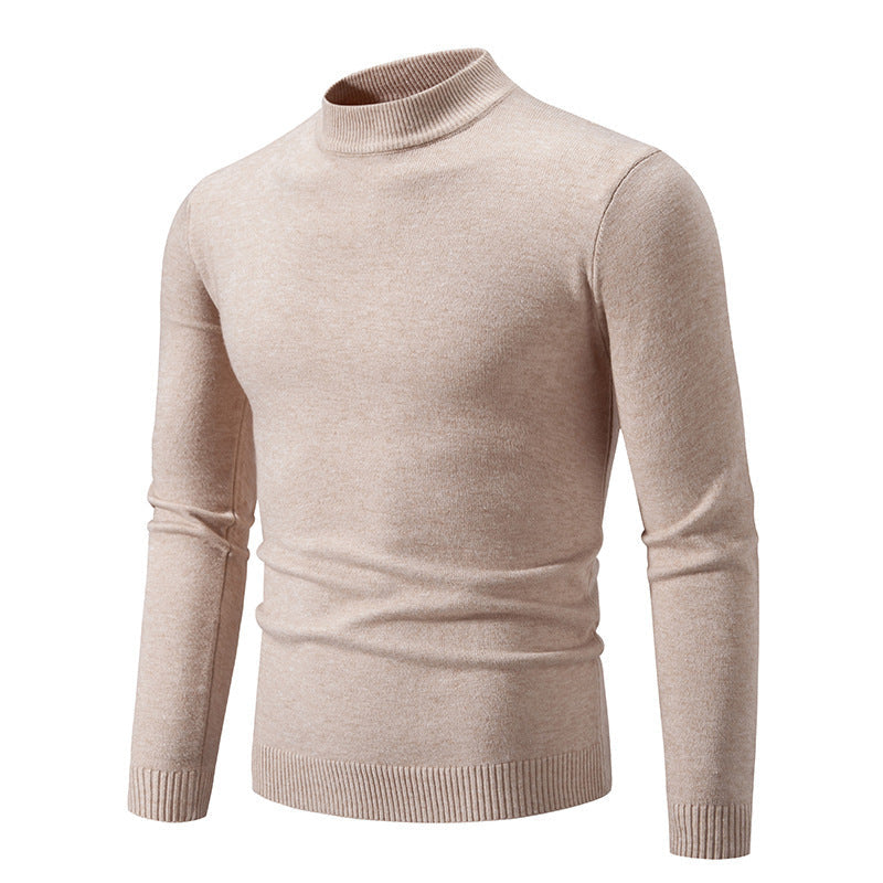 Herren modischer Rollkragenpullover aus feiner Strickqualität ModeGeist