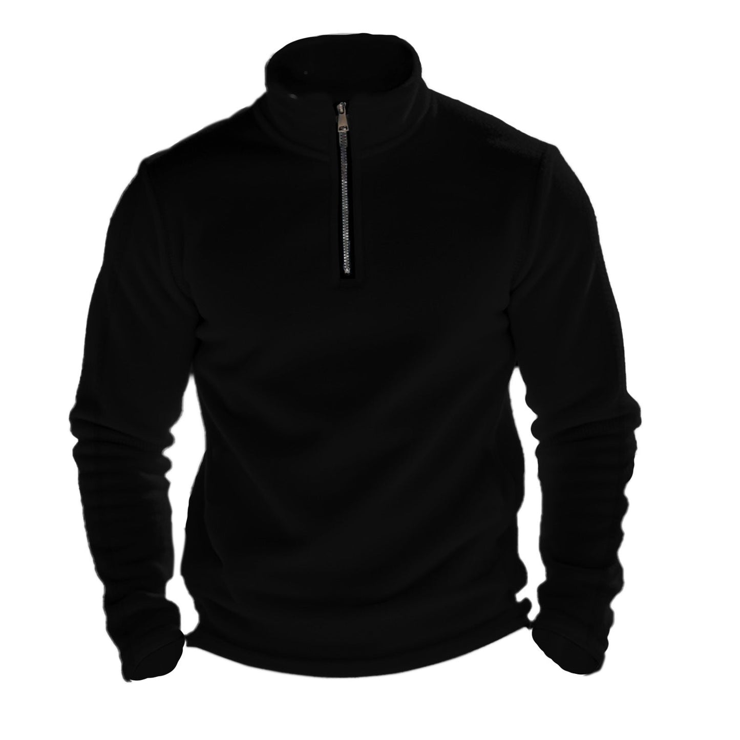 Herren Fleece Pullover mit Stehkragen ModeGeist
