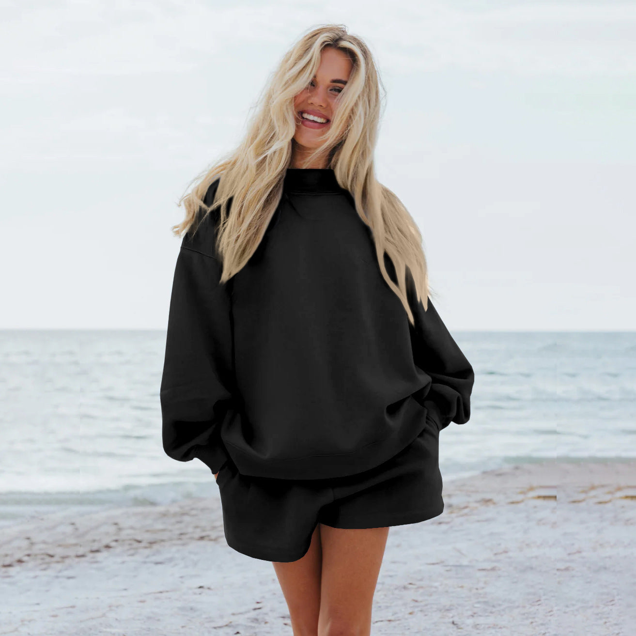 Damen Oversize-Sweatshirt mit Raglanärmeln ModeGeist