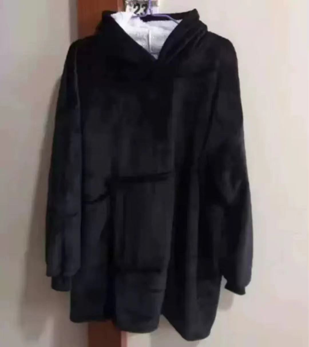 Damen Großer Kapuzenpullover mit kuscheligem Fleece und praktischen Taschen ModeGeist