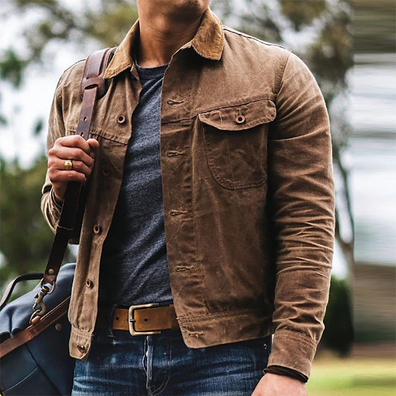 Herren Baumwolljacke mit praktischen Taschen und modernem Schnitt ModeGeist
