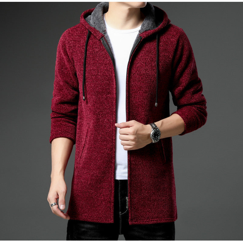 Herren urbane Freizeitjacke mit Kapuze ModeGeist