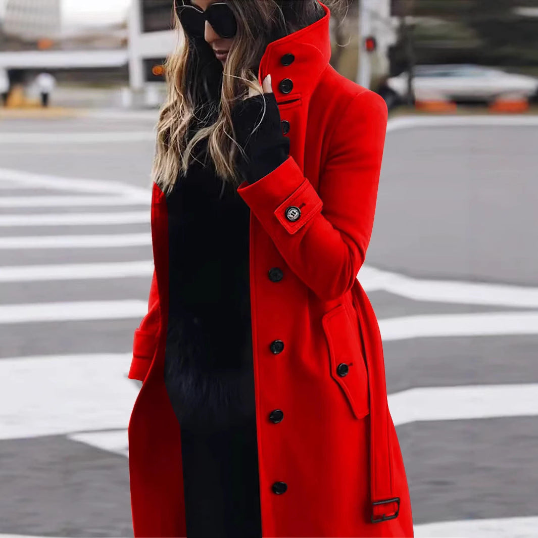 Damen eleganter und bequemer Langmantel ModeGeist