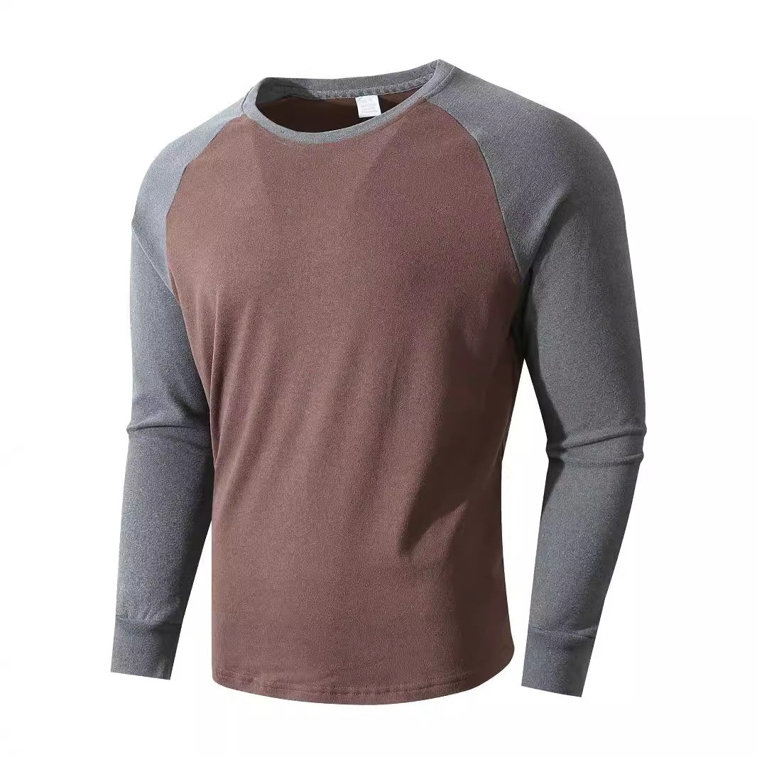 Herren Sportliches Langarmshirt mit Raglanärmeln ModeGeist