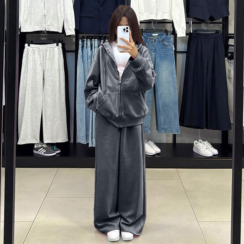Damen bequemer und stylischer Kapuzenset ModeGeist