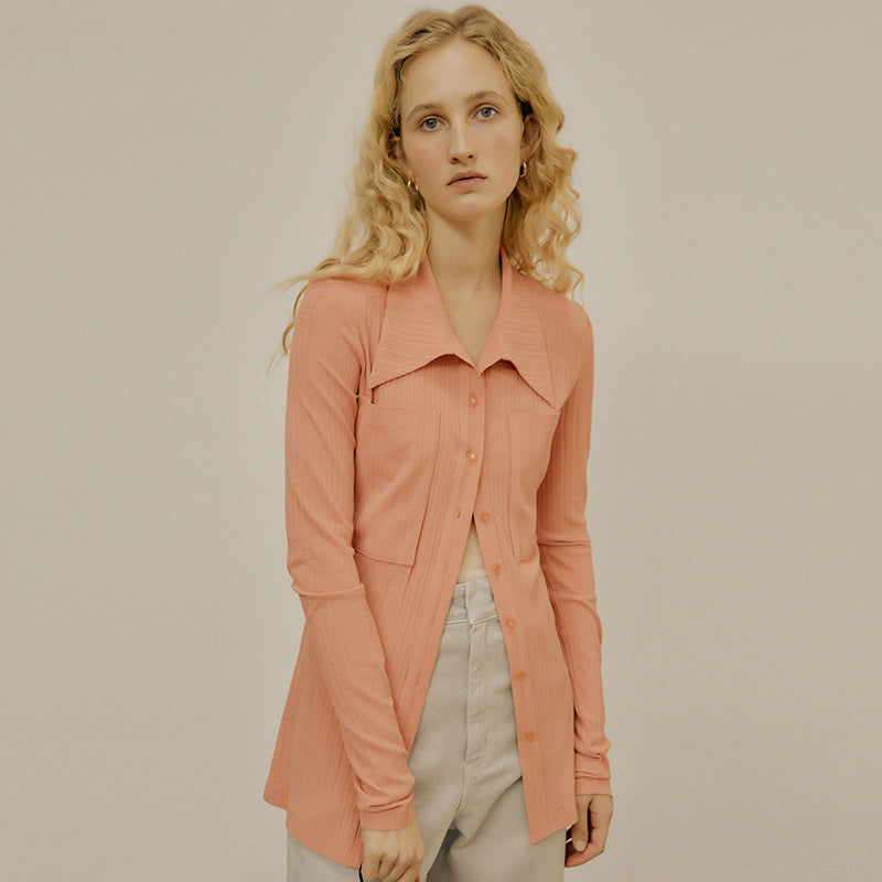 Elegante Damenbluse mit Struktur – MODEGEIST