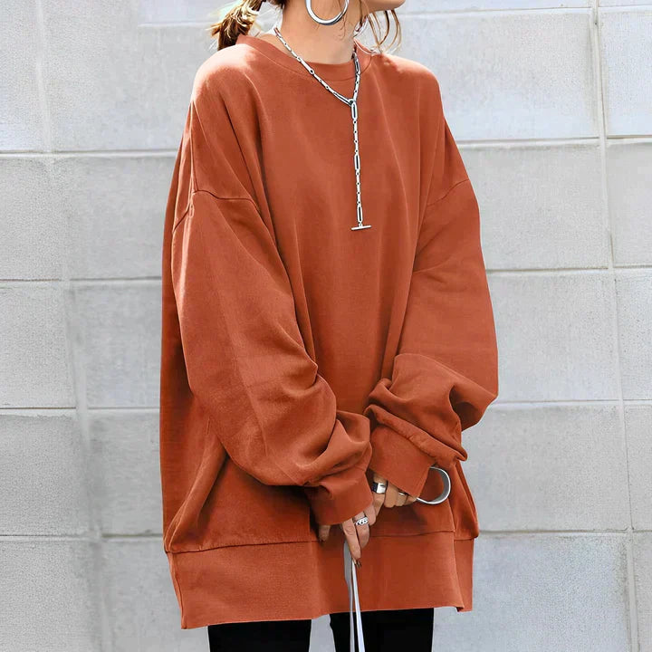 Fudus Damen Sweatshirt in Übergröße