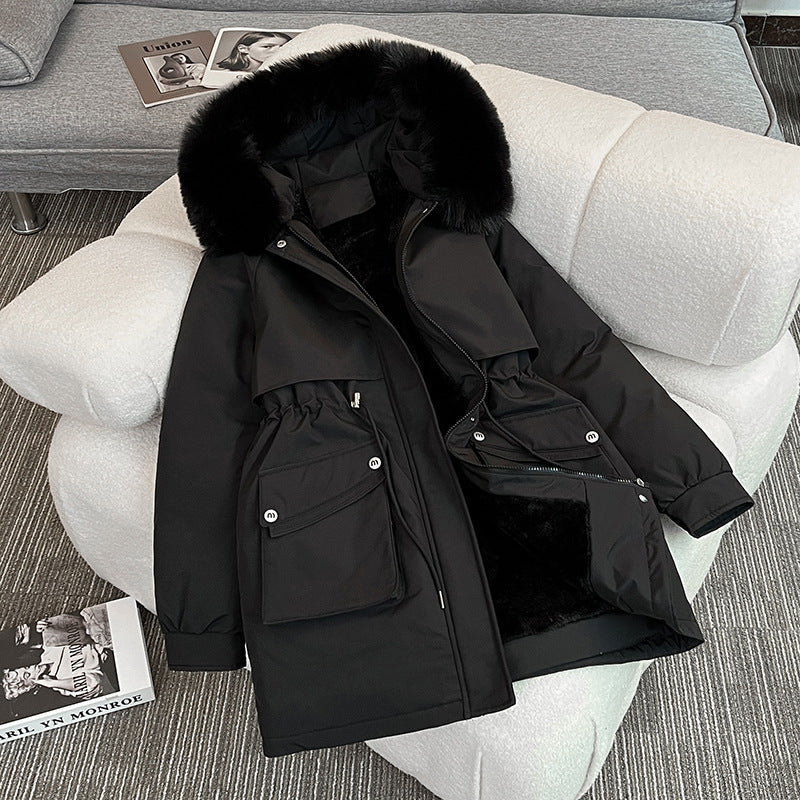 Damen Modischer Winterparka mit kuscheligem Innenfutter und praktischen Taschen ModeGeist