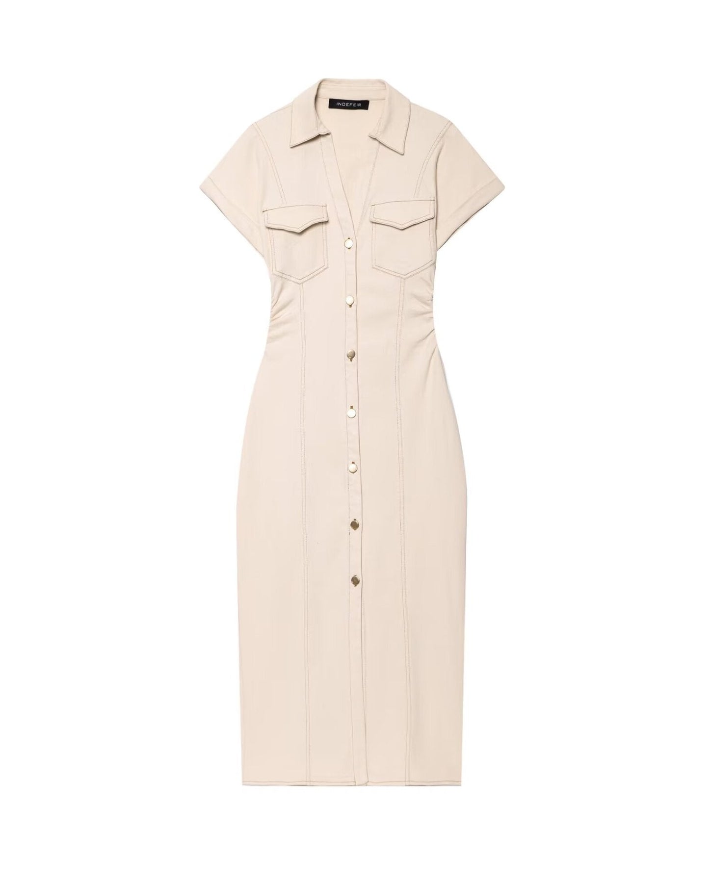 MODEGEIST Women's Utility Shirt Dress