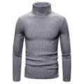 Herren Stehkragen Pullover aus feiner Rippenstrick ModeGeist