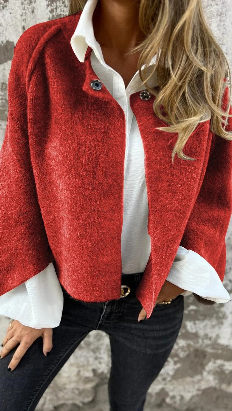 ModeGeist | Kurze Cashmere Langarmjacke