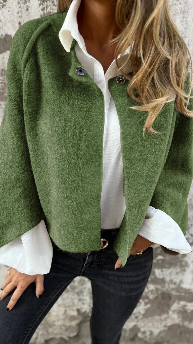 ModeGeist | Kurze Cashmere Langarmjacke