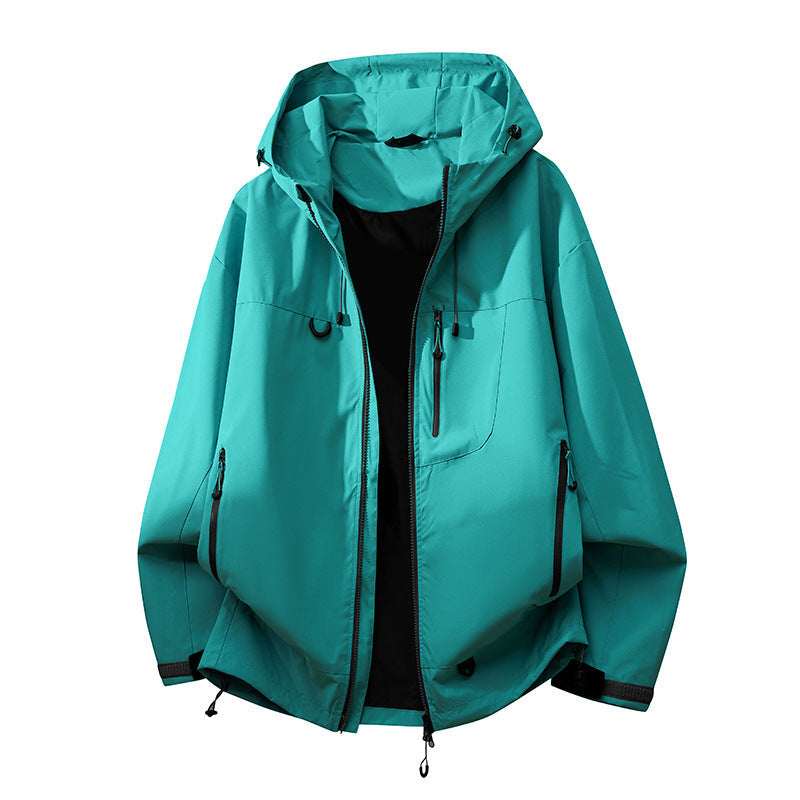 Damen technische Outdoorjacke mit multifunktionalen Taschen und verstellbarem Kapuzensystem ModeGeist