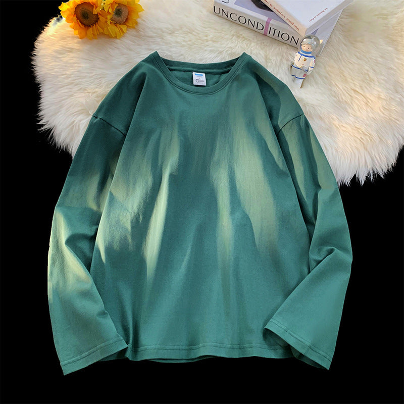 Damen Lässiges Langarmshirt aus hochwertiger Baumwolle ModeGeist