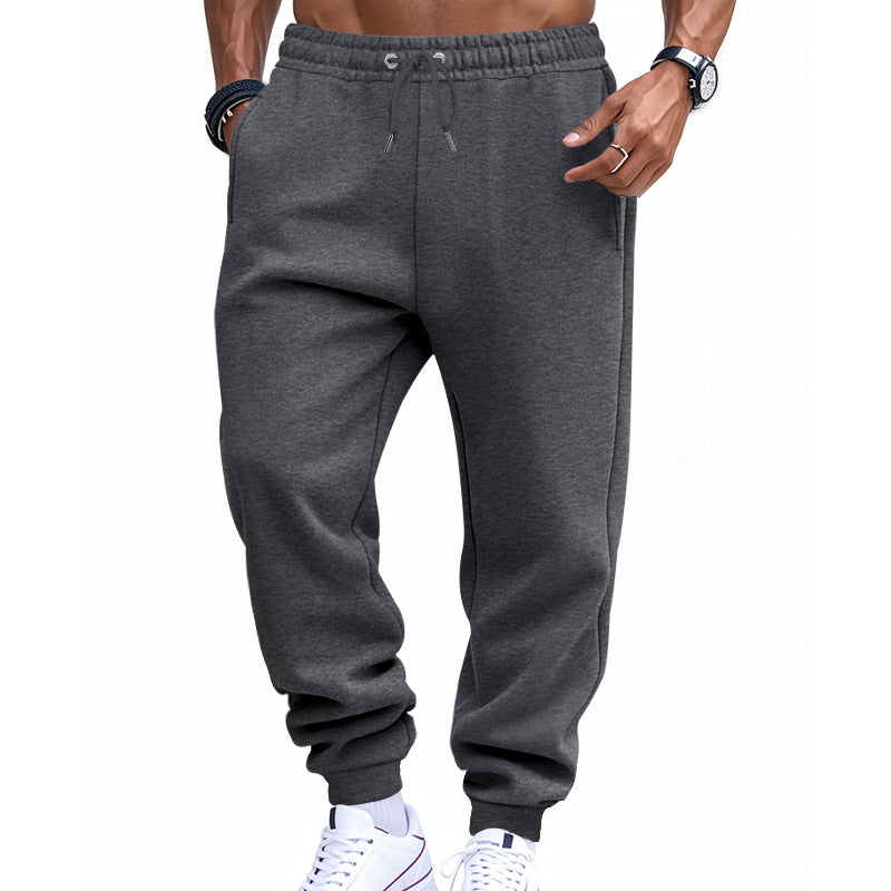 Herren modische Jogginghose mit elastischem Bund und seitlichen Taschen ModeGeist