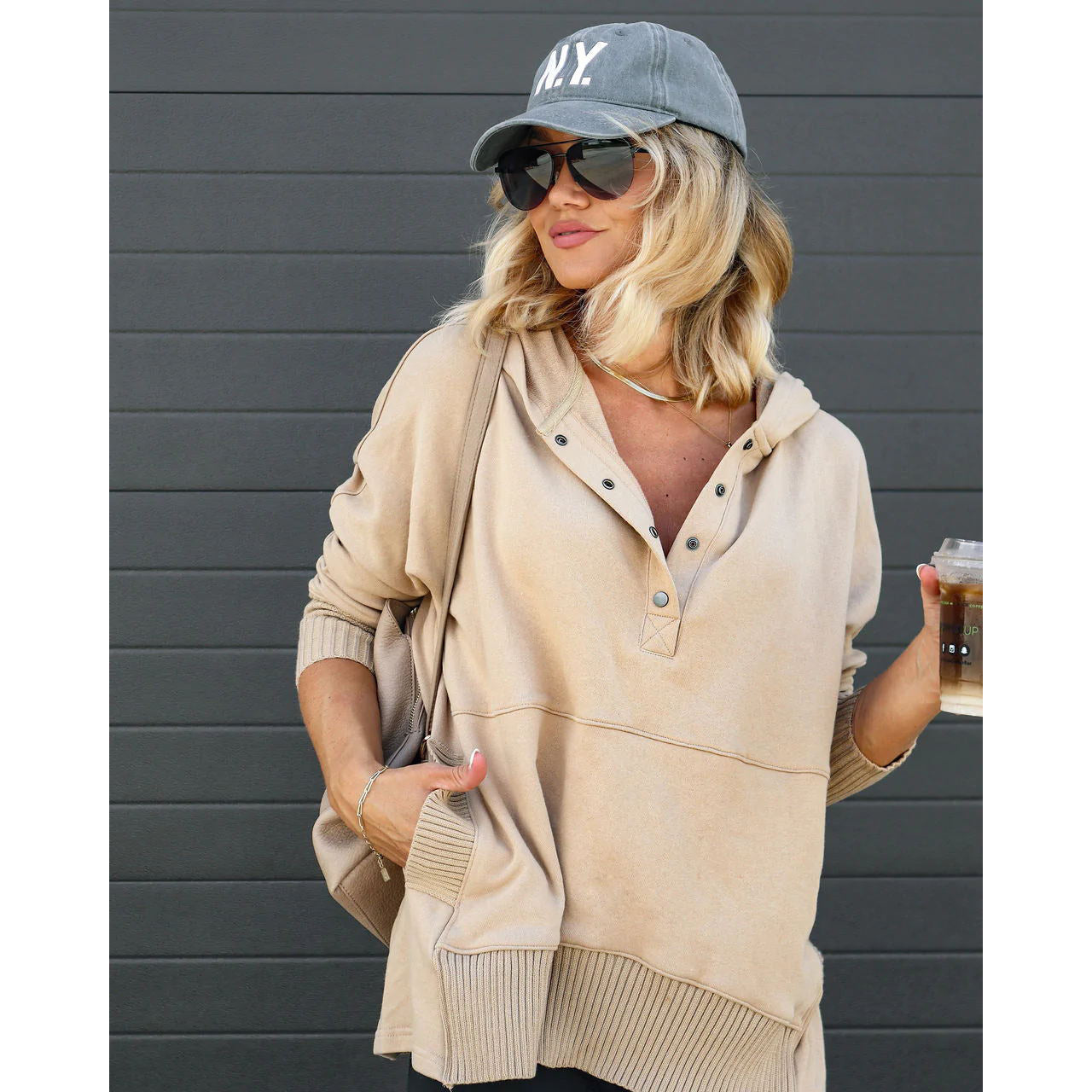 Damen Oversized Kapuzenpullover ModeGeist
