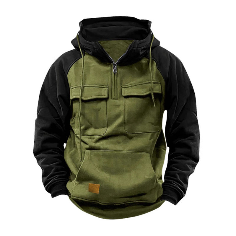 Herren Funktioneller Hoodie mit praktischen Taschen und innovativem Design ModeGeist