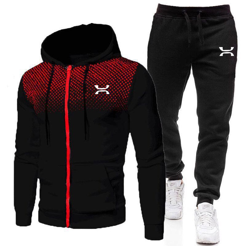 Herren Sportanzug mit atmungsaktivem Hoodie und bequemen Jogginghosen ModeGeist