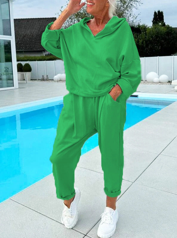 RICHELLE Hoodie-and-Joggers Set