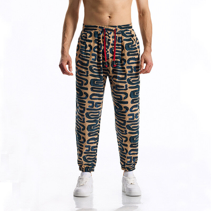 Herren Jogginghose mit modernem Patchwork-Design ModeGeist
