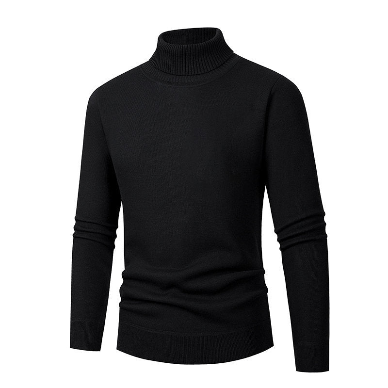 Herren eleganter Rollkragenpullover aus hochwertigem Material ModeGeist