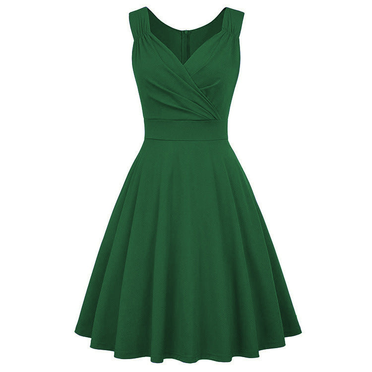 Elegante Wickelkleid für Damen im A-Linien Schnitt mit taillierter Silhouette von MODEGEIST