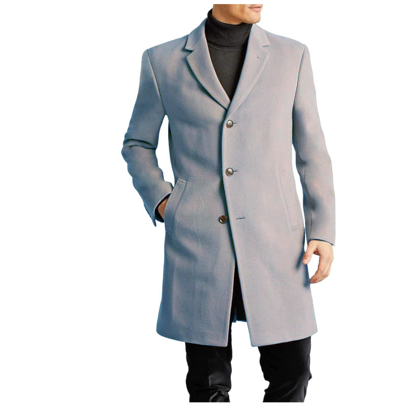 Herren elegante Wollmantel ModeGeist