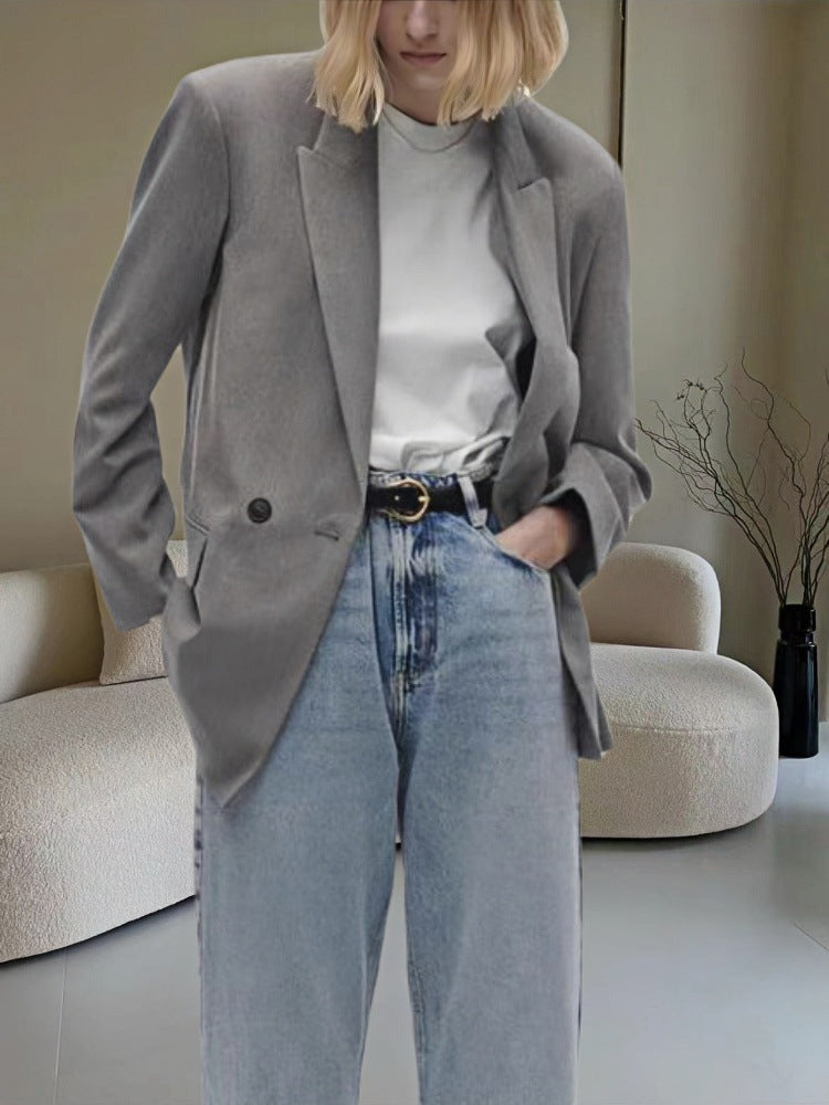 Damen Modischer und eleganter Oversized Blazer ModeGeist