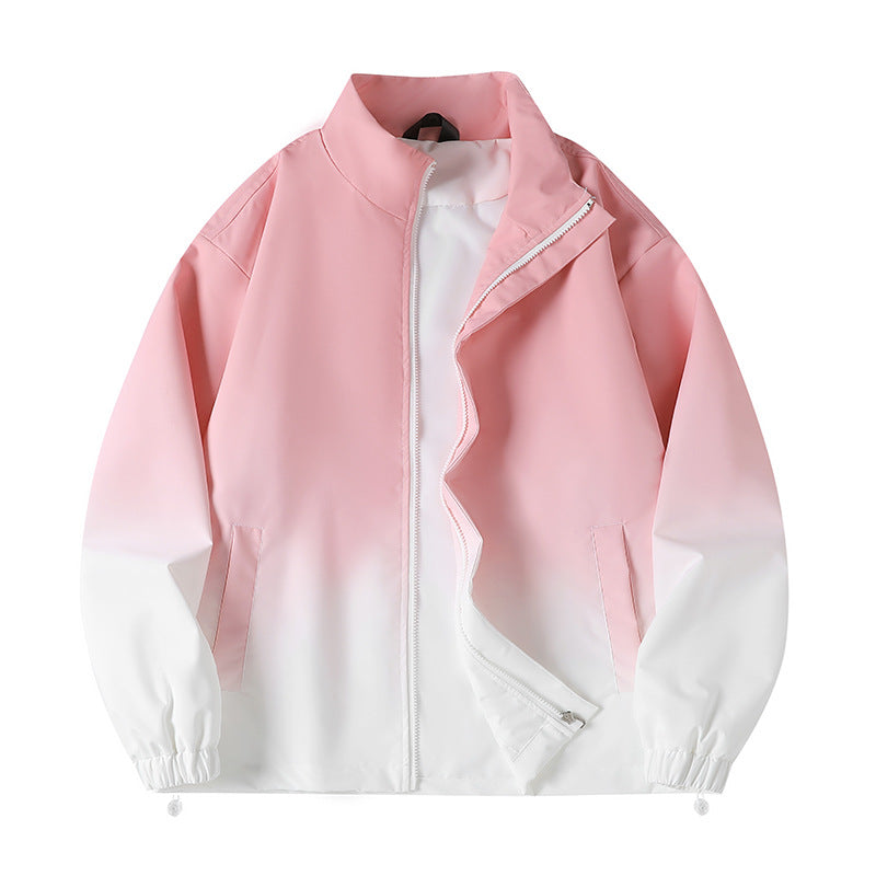 Herren stylische Übergangsjacke mit innovativem Farbverlauf ModeGeist