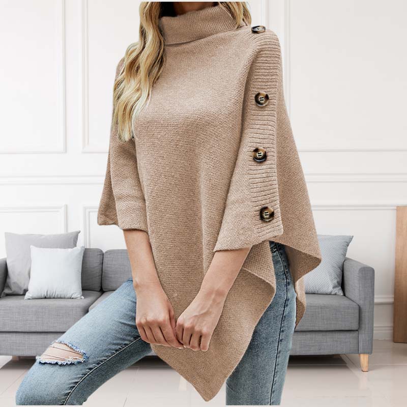 ModeGeist | Einfarbiger Strickpullover Für Elegante Outfits