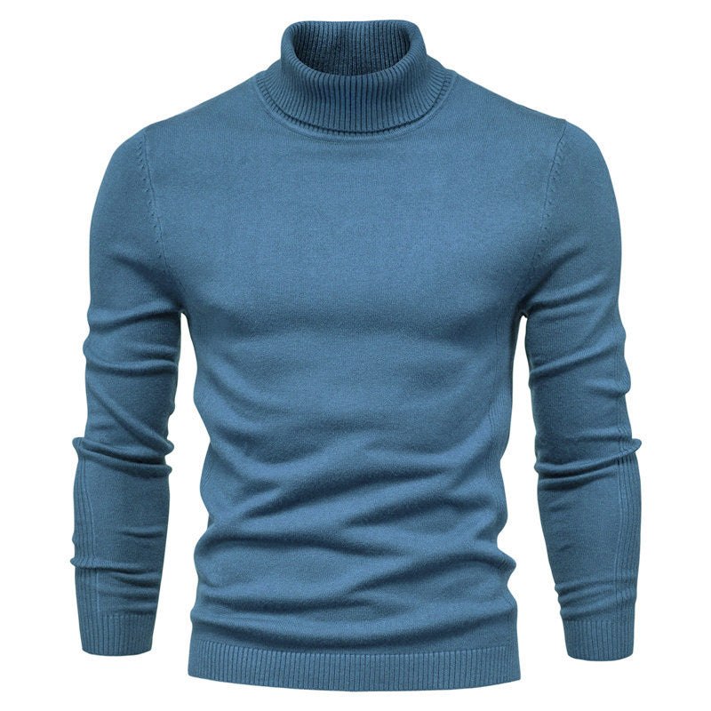 Herren Grober Rollkragenpullover aus wärmendem Material mit strukturierter Oberfläche ModeGeist
