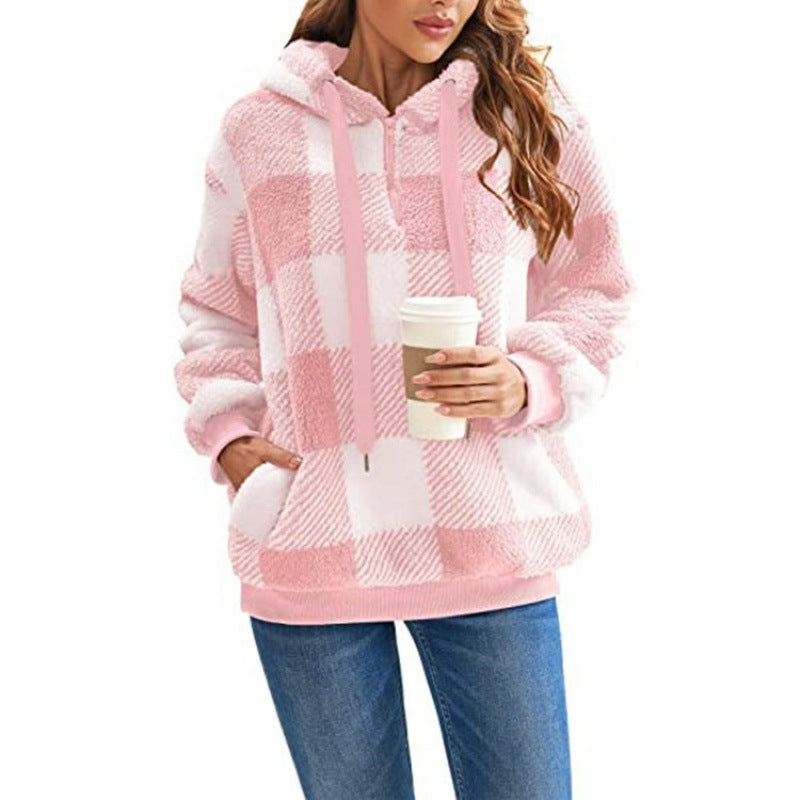 Damen kuschelige Fleece-Hoodie ModeGeist