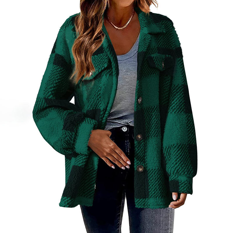 ModeGeist | Warmer Karierter Mantel
