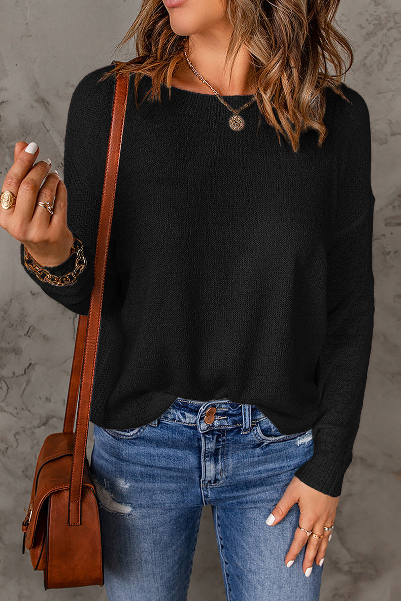 Damen lässiges Strickoberteil ModeGeist