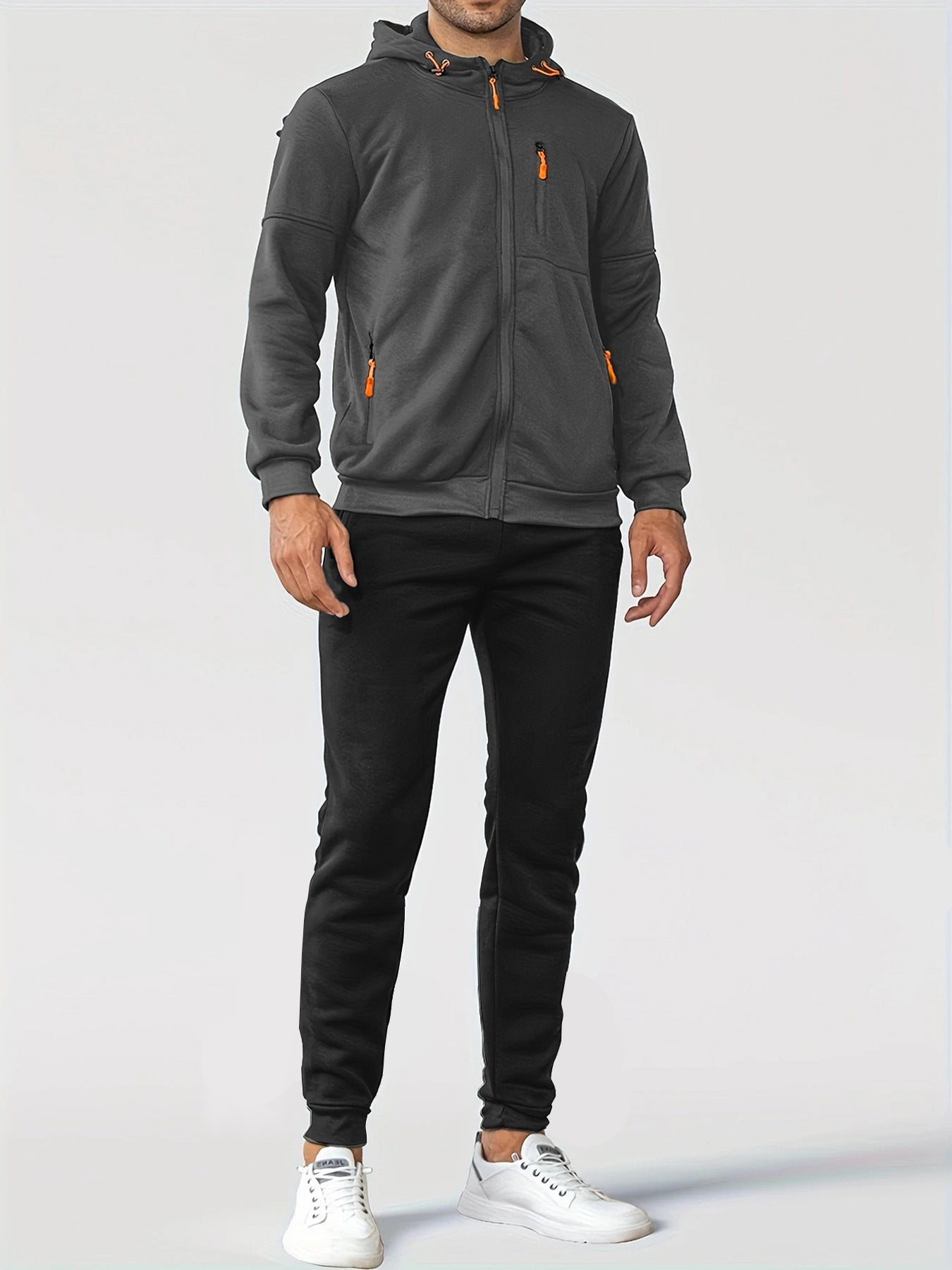Herren Trainingsjacke mit praktischen Taschen und atmungsaktiver Funktion ModeGeist