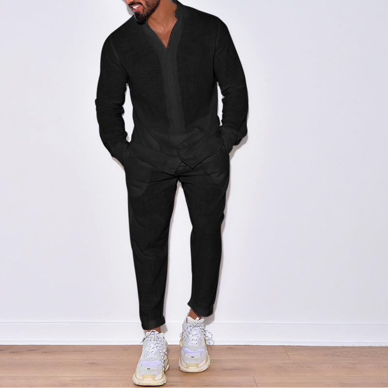 Herren Leinenanzug mit modernem Schnitt und lässigem Look ModeGeist